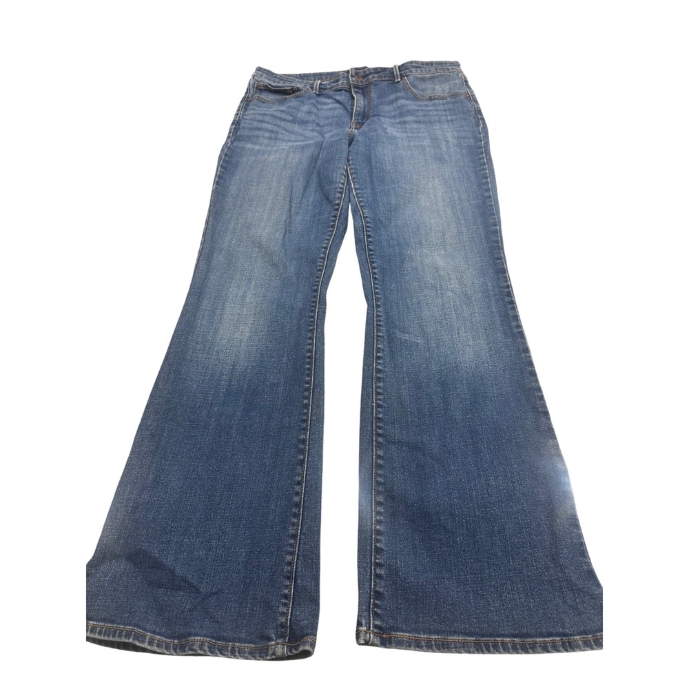 Levis Demi Curve Classic Boot Cut Jeans Blue Medium Wash Size 16/33 Womens